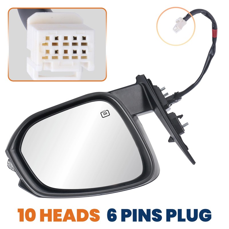 KUIPERAUTO Power Door Mirror Driver Side Compatible with 2014-2019 Toyota