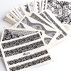 40pcs/set Lace Flower Flower Nail Seal Water Nail Seal Gel