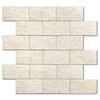M MOFIT Stone Backsplash Peel and Stick Tiles Matte,Adhesive Mosaic