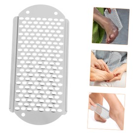 NOLITOY 3Pcs Foot File Professional Callus Remover Tool for Dead Skin for Foot Care and Pedicure Durable and Easy to Clean Silver Grey