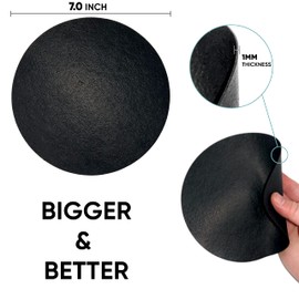 JAR HEADS Almohadilla de goma para abridor de tarros de 7 pulgadas (5 unidades), abridor de tarros para manos débiles, hecho en Estados Unidos, abridor de tarros multifuncional, grueso y antideslizante