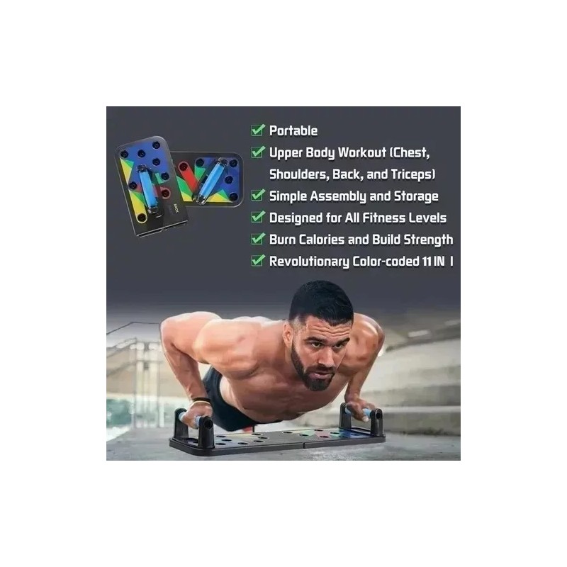 RIVERSOFY Soporte Para Hacer Lagartijas Flexiones Tablero Portátil