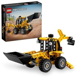 LEGO Technic Backexcavadora juguete juguete regalo de cumpleaños bloques para niños y niñas de 7 años 8 9 años escuela primaria paseos coche
