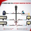 Nilight 16AWG LED POD Lights Wiring Harness Kit 12V On