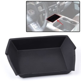 CHEDA Front Center Console Mat Insert Rubber Compatible with Dodge Ram 1500 2015-2019/ Ram 2500 2016-2017 Full Length Center Console Mat 5VC95DX9AB, 5VC95DX9AA
