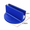 zhi-109350 2pcs Anodized Blue Magnetic Jack Pad Adapter Billet Aluminum