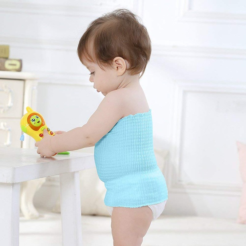 6Pack Baby Organic Cotton Baby Belly Button Band Umbilical Hernias