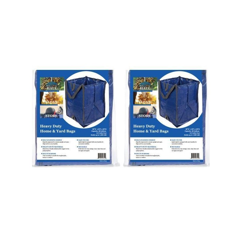 Heavy Duty Home and Yard Bags 48 Gallons Holds Up
