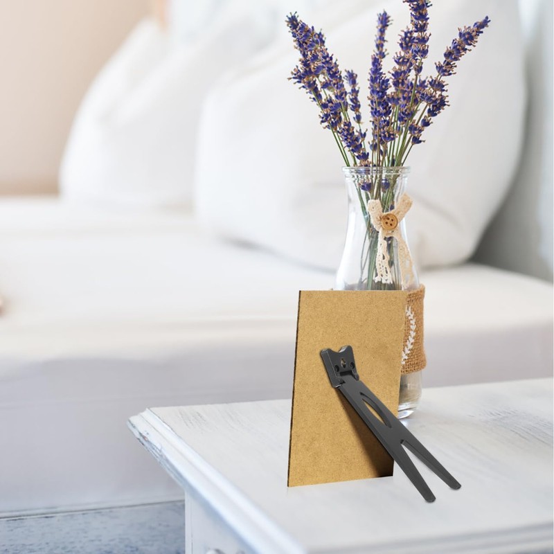 Abaodam Picture Frame Easel Stand Plastic Material Sturdy Back for