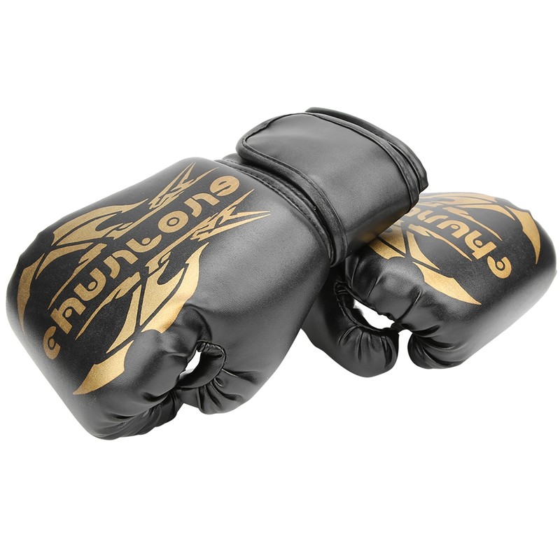 1 Pair Boxing Gloves Sanda Boxglove Kenpo Training Practicing Equipments