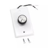 Wall Mounted Fireplace Blower Rheostat Variable Speed Controller w/ Cover