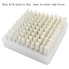 Luo ke 100 Pcs Compressed Wool Felt Polishing Head Tool