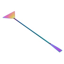 Aquarium Scraper, Aquarium Gravel Rake Stainless Steel Fish Tank Sand Soil Substrate Flattener Sand Scraper 32cm Long Sand Spatula for Aquarium Accessories