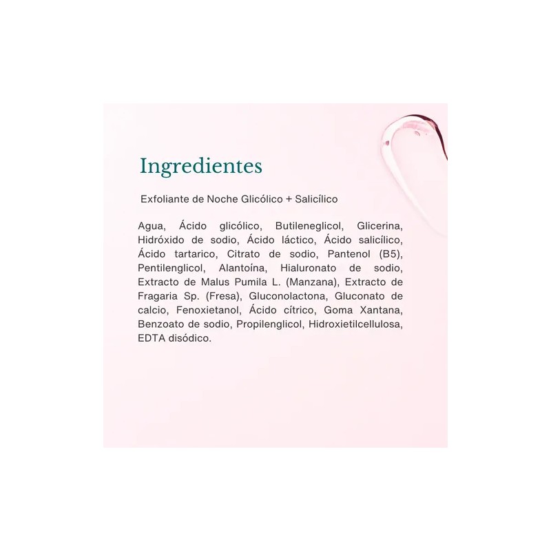 Serum Noche Ácido Salicílico + Glicólico Anti Acné Y Manchas