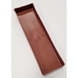 Austin Planter Saucer Rectangle 11.5 x 3.25 inches Terra Cotta 5 Pack