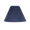 Aspen Creative 33170, Mushroom Pleated Traditional Dark Blue Spider Lamp