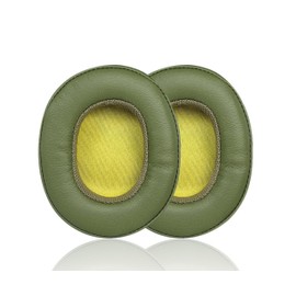 Replacement Ear Pads are Compatible with Skullcandy Crusher Wireless/Crusher360/Hesh3/Hesh ANC Headphones. Akkiv Replacement Ear Pads are Made of Protein Leather and Memory Foam (Military Green)