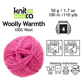 Knitca 100% Pure Wool - Worsted Weight - 10 Pack (10 x 1.7 oz / 50 g balls) - For Knitting, Crochet And Weaving (Azure Blue)