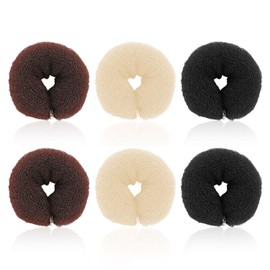 6 Pieces Of Hair Bun Cushions, Donut Bun Decorations, Bun Decorations, Hair Accessories, Fixed Hair Stand