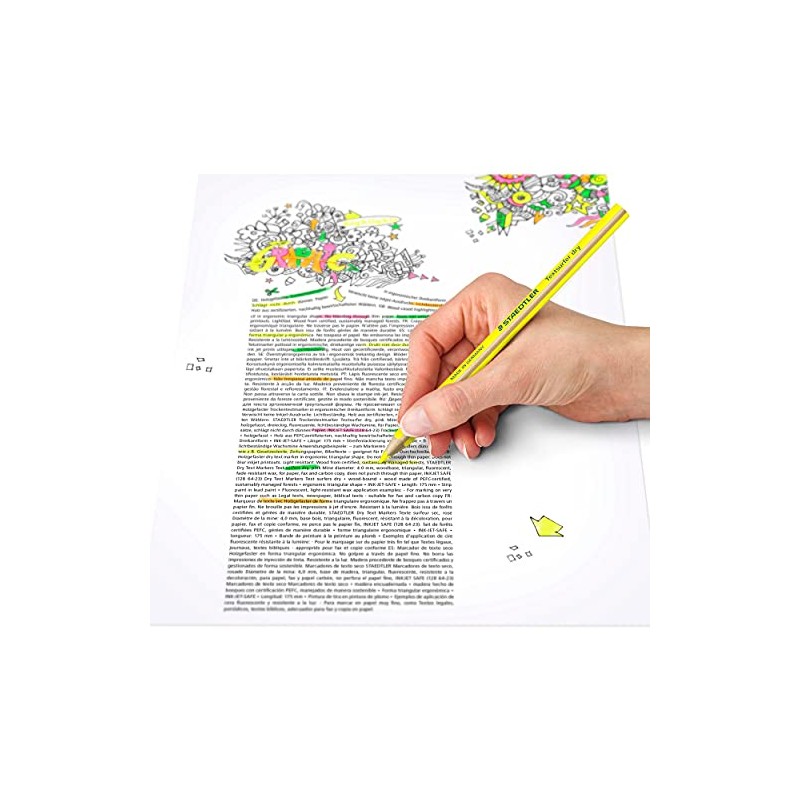 Staedtler Textsurfer Dry Pencil - Orange (Box of 12)