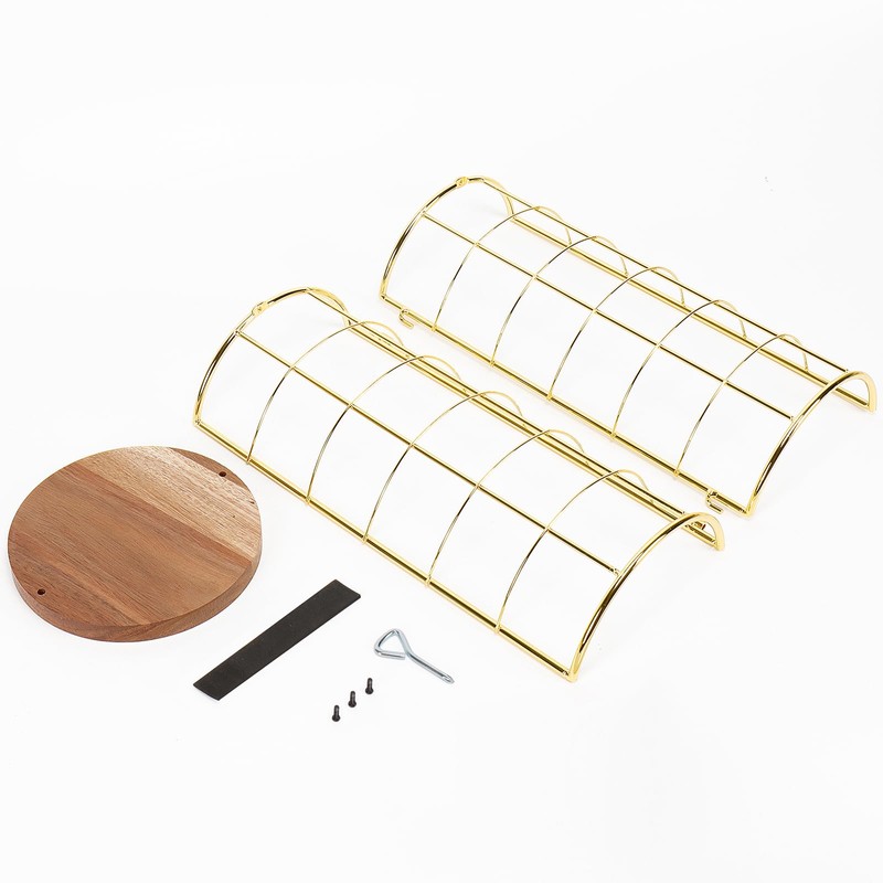 NearMoon Toilet Paper Organizer Stand, Freestanding 3 Rolls Tissue Storage,