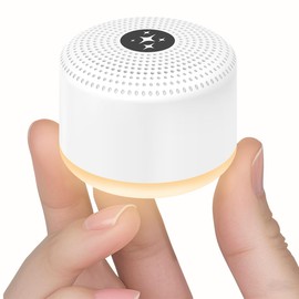 Soothing Sounds White Noise Machine Portable Sleep Machines with 30 Relaxing Sounds 12 Color Options 5 Adjustable Brightness 32 Volume Levels 4 Timer for Baby and Adult Perfect for Home Travel Office