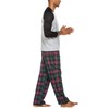 ADOME Mens Woven Pyjamas PJ Set Short Sleeve Crew Lounge