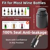 Wine Bottle Stoppers 2 Pack Reusable Vacuum Sealer with Adjustable
