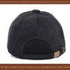 Men's Winter Warm Wool Woolen Tweed Peaked Baseball Cap Hat