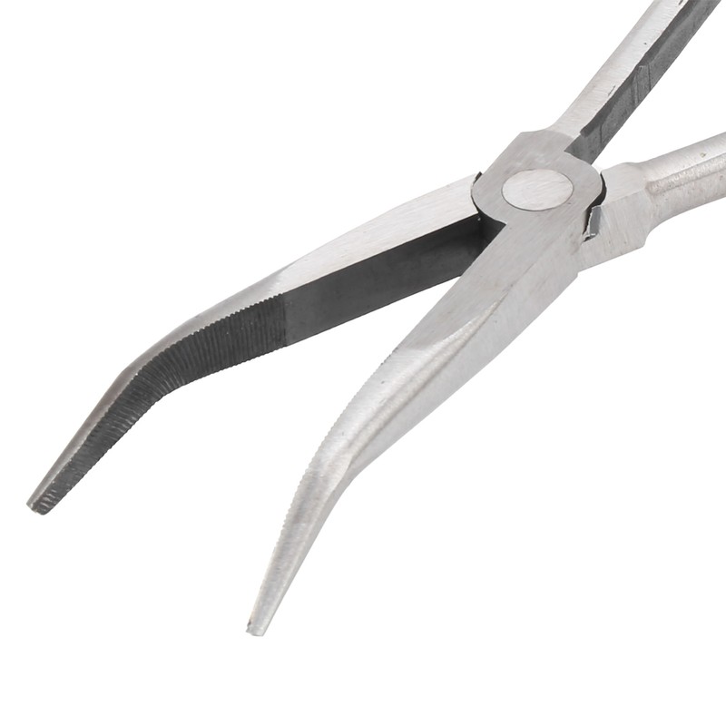 45 Degree Curved Nose Pliers with Long Handle Steel Pliers
