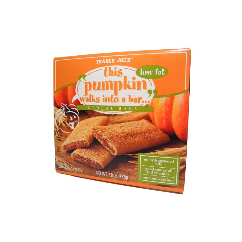 Trader Joes This Pumpkin Walks Into A Bar... Cereal Bars