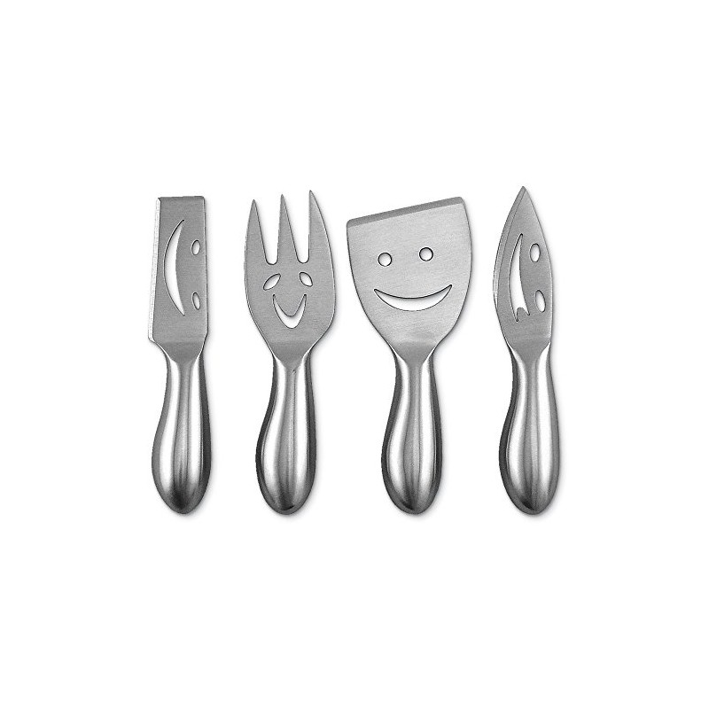 Smiley Face Cheese Knife Set of 4#75-198