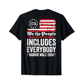 Kamala Harris Tim Walz 2024 We The People Includes Everybody T-Shirt
