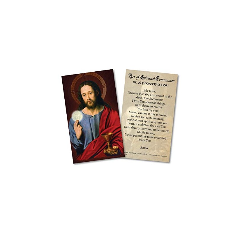 Catholic to the Max Spiritual Communion Holy Card Paper Pack