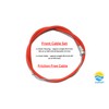 AARNAV Red Brake Cable Set FRONT REAR BMX MTB BIKE