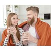 Utopia Bedding Utopia Bedding Fleece Blanket Queen Size Burnt Orange