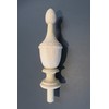 7 3/8 x 2 1/4 Wooden Urn Style Finial. Wood