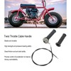 2PCs Twist Throttle Cable Handle Accelerator Handle Grips Replacement for