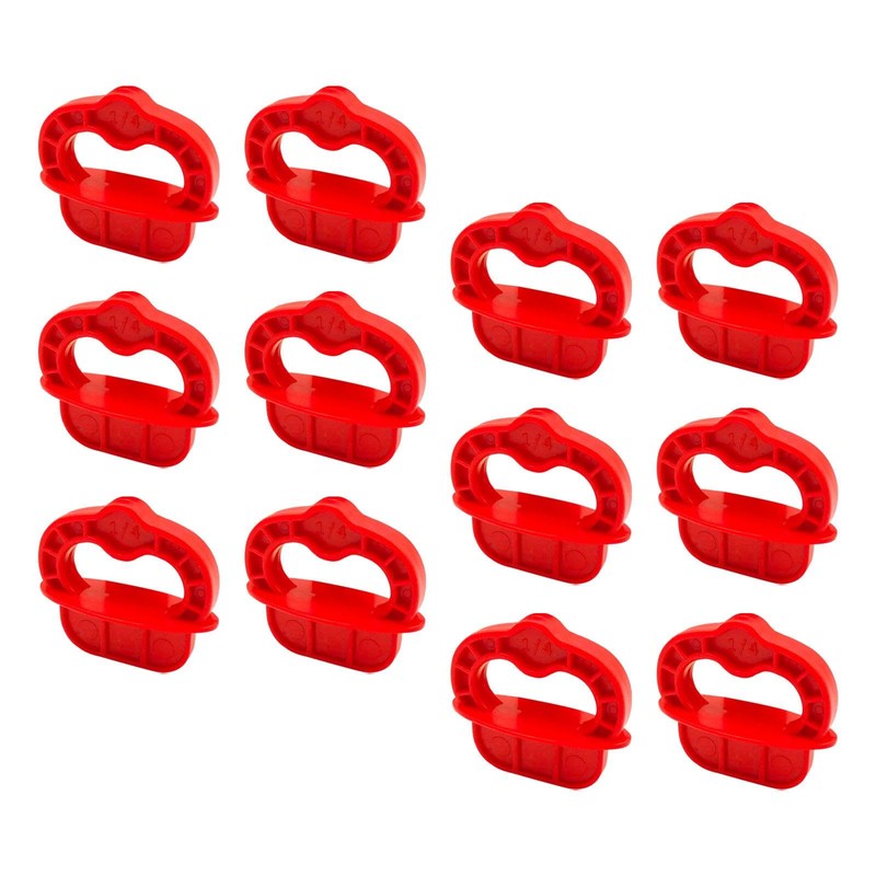 MagiDeal 12Pcs Deck Board Jig s,1/4" Deck Board Spacer s,DIY
