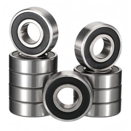 DEEG 10 PCS Spindle Bearing Kit 6202 5/8 rs Bearing for Scag Mower Parts 48224 Ariens 05435100 MTD741-0155 741-0155P 941-0155 Fits for MTD Exmark Snapper Simplicity Lwan Tractor Snow Blower