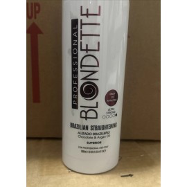 BLONDETTE Brazilian Straightening Keratin Treatment CHOCOLATE & ARGAN OIL