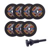 WA 7PCS - 3" x.045 x3/8" Thin Cut Off Disc,