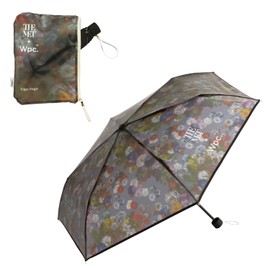 [2024] Wpc. [Vinyl Umbrella] Metropolitan Museum of Art Famous Painting Umbrella, Mini Degas/Woman Sitting Beside Vase, Folding Umbrella, Ribs, 19.3 inches (49 cm), Women's, Paintings, Floral Pattern,