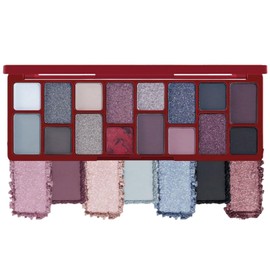 LIANGNISHI 16 Colors Full Glitter Eyeshadow Palette, Pearlescent Diamond, Multicolor Glass Smoke, Multi-Purpose European and American Style-09#