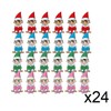 AK Giftshop Christmas Elf Mix Cupcake Toppers Party Food Decorations