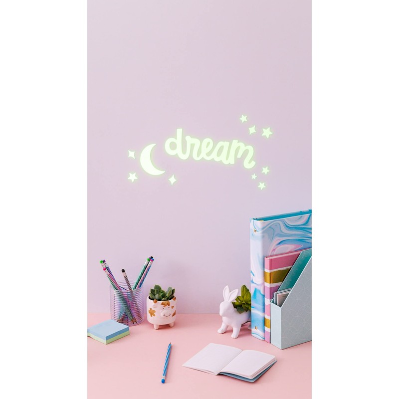 GLOPLAY Sweet Dreams (19 pcs/Pack), Glow in The Dark Message