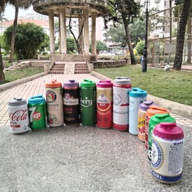Paquete de 6 tapas protectoras de latas de silicona reutilizables o cubiertas con boquilla resellable para latas estándar de refresco/bebida/cerveza - Previene derrames - Retiene el gas - Libre de BPA