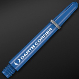 DESIGNA DARTS S0744 Stems | 5 Sets of Tough Nylon Darts Corner Dart Shafts including Steel Ring, Midi, Blue