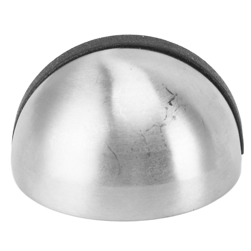 5 Sets Door Stopper Stainless Steel Rubber Door Stop Holder