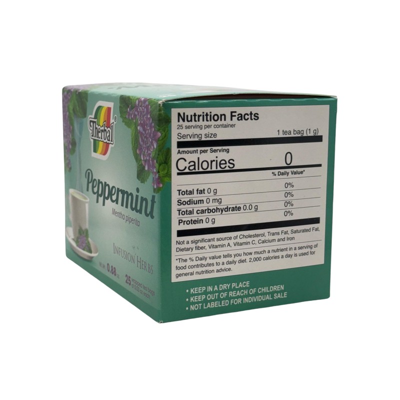 Té de Menta (Peppermint Tea) - 25 Tea Bags -
